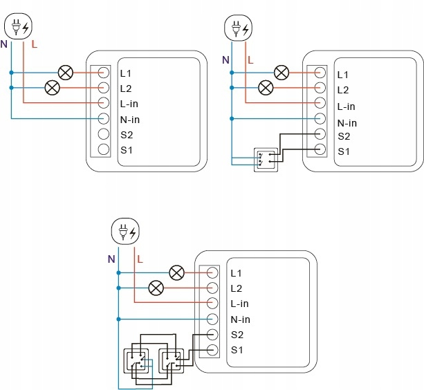 TUYA WiFi Podwójny Włącznik Przekaźnik DOPUSZKOWY Marka inny