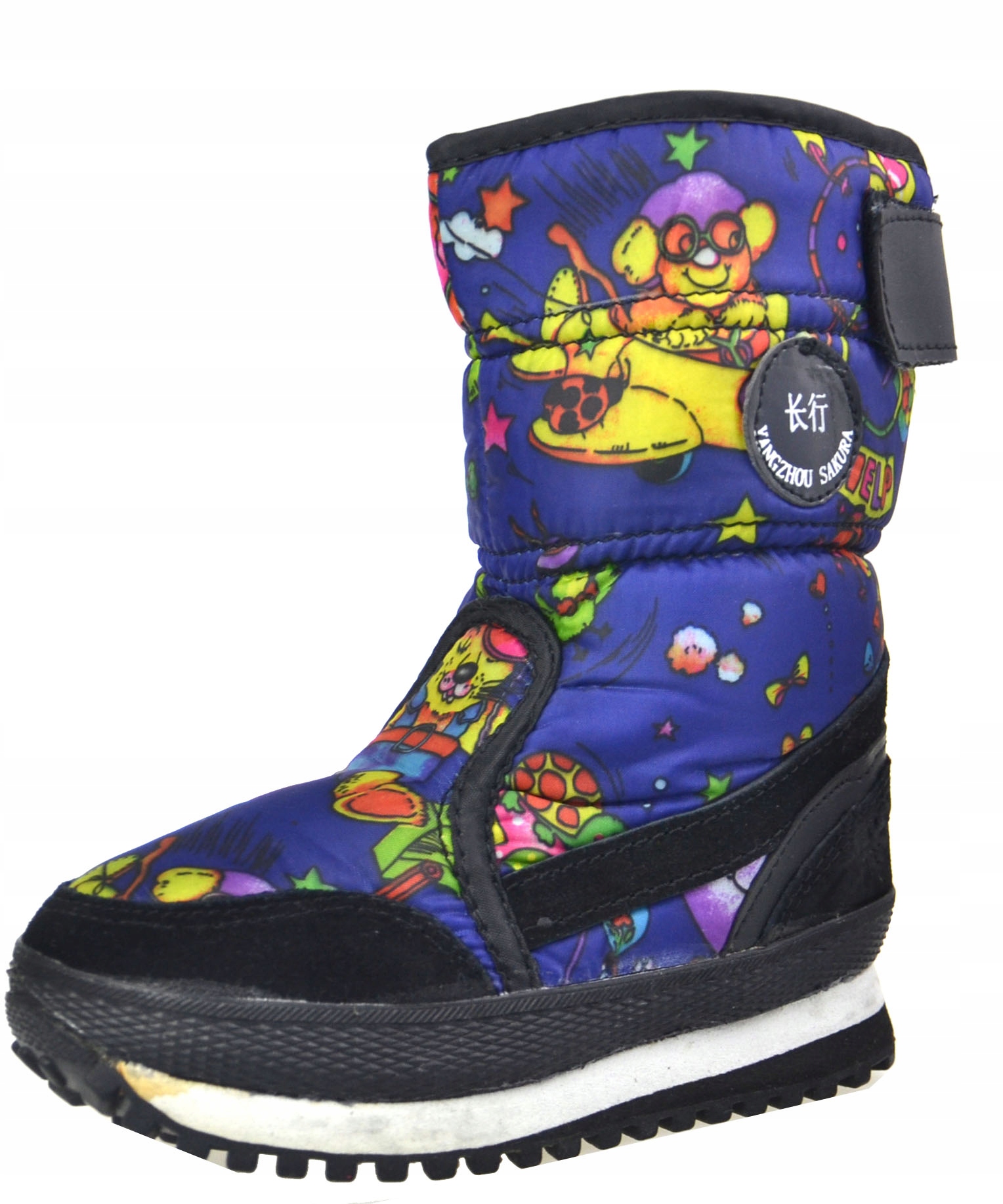 NeW WODOODPORNE OCIEPLANE Śniegowce Granat r34 Marka Inna marka