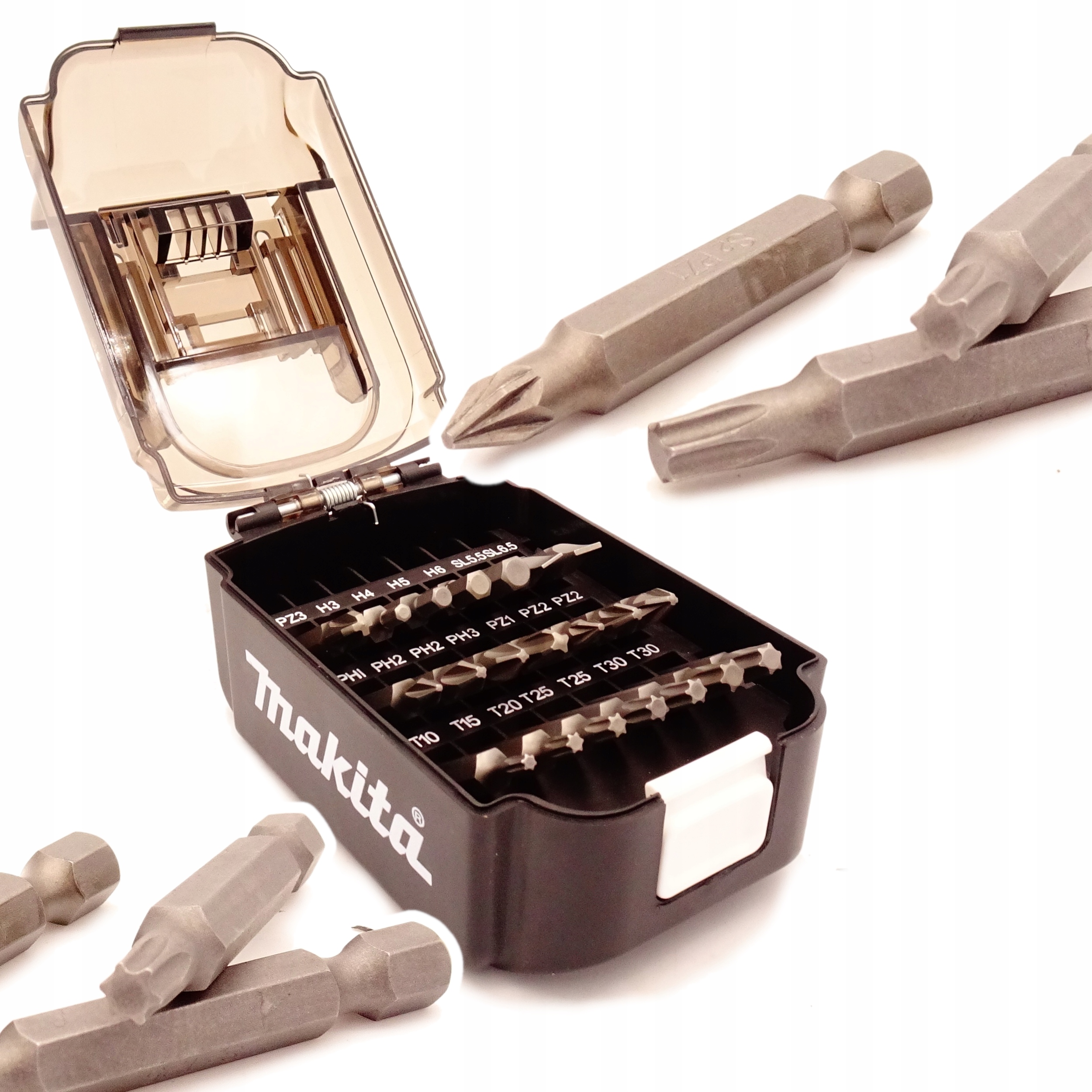 

Makita zestaw bitów 21szt B-68323 Długie Bateria