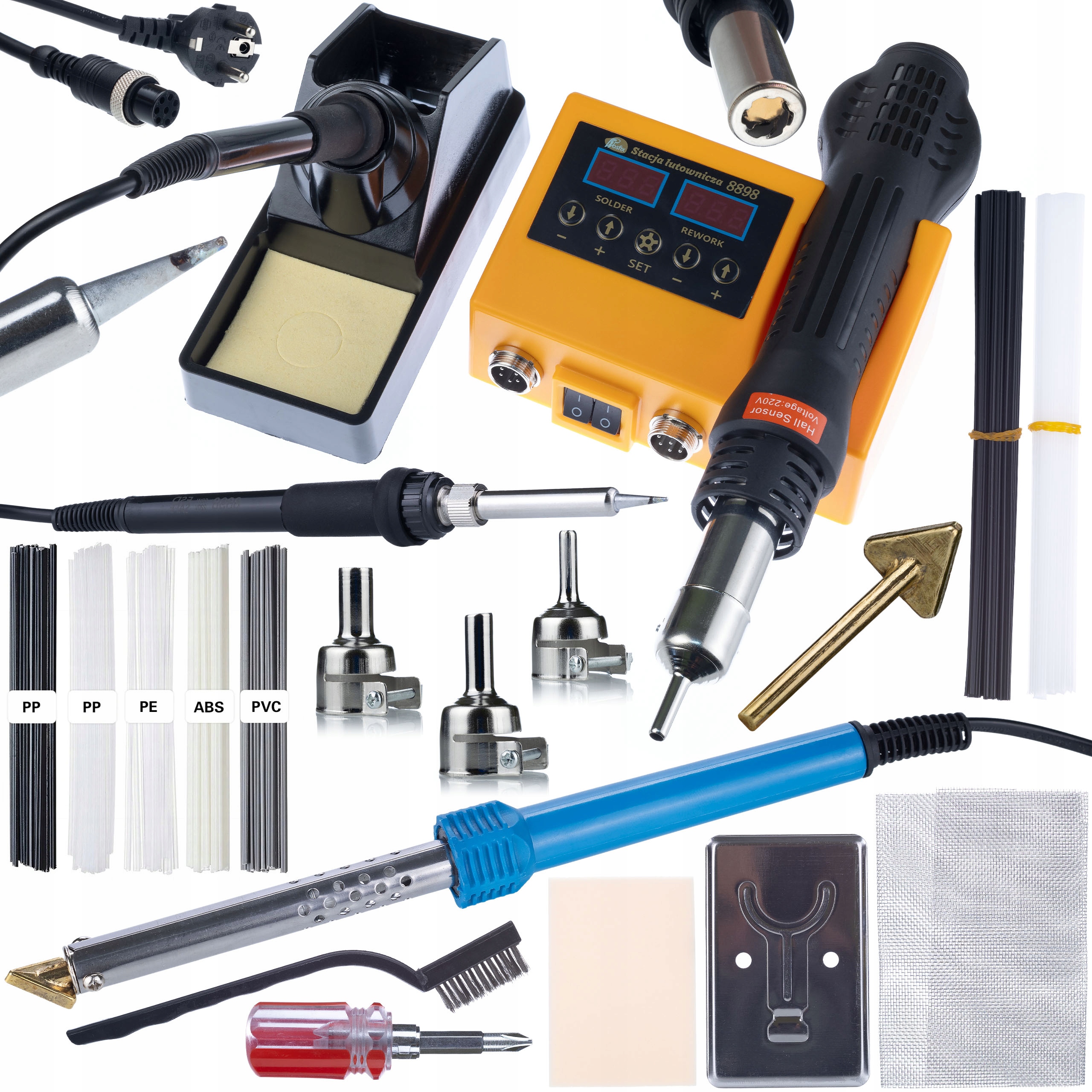 ZESTAW LUTOWNICA 2W1 MOCNA ROSFIX OH 660W BLUE LARK AKCESORIA 5 SPOIW