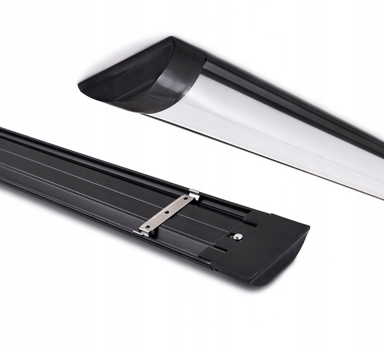 4x Lampa LED Oprawa Natynkowa 120 cm 36W Panel czarny SuperLED 4000K Rodzaj plafon