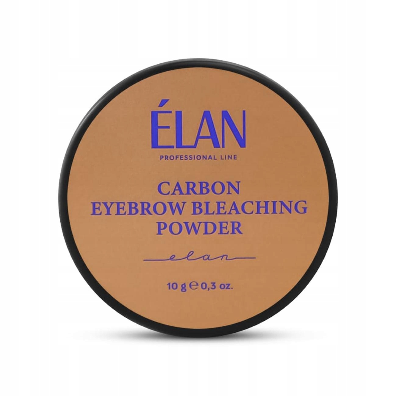 Uhlíkový bělící pudr na obočí Elan, 10 g