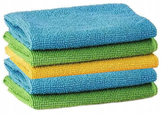 5x ścierka szmatka z mikrofibry do czyszczenia auta 30x30