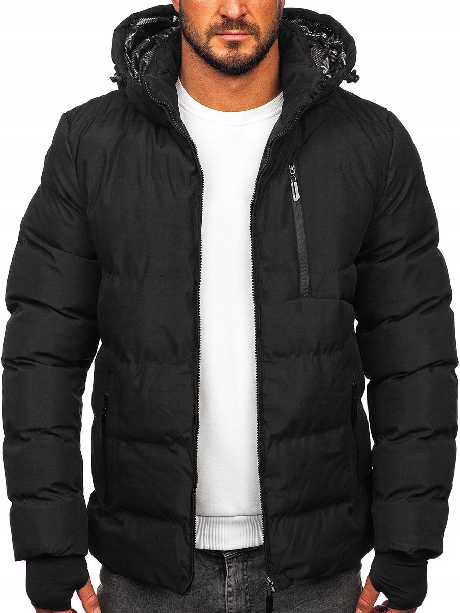 

Kurtka Zimowa Pikowana Czarna 5M756 DENLEY_2XL