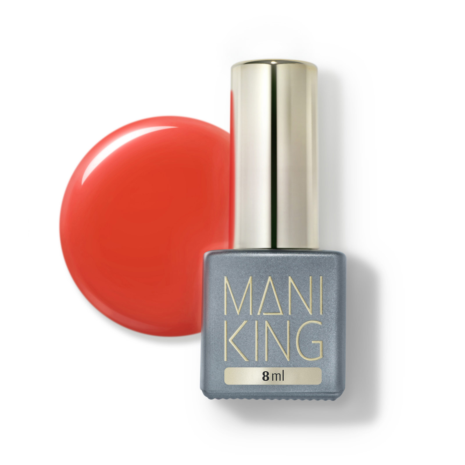 

Lakier Hybrydowy Czerwony Red Mani King M073 8 ml