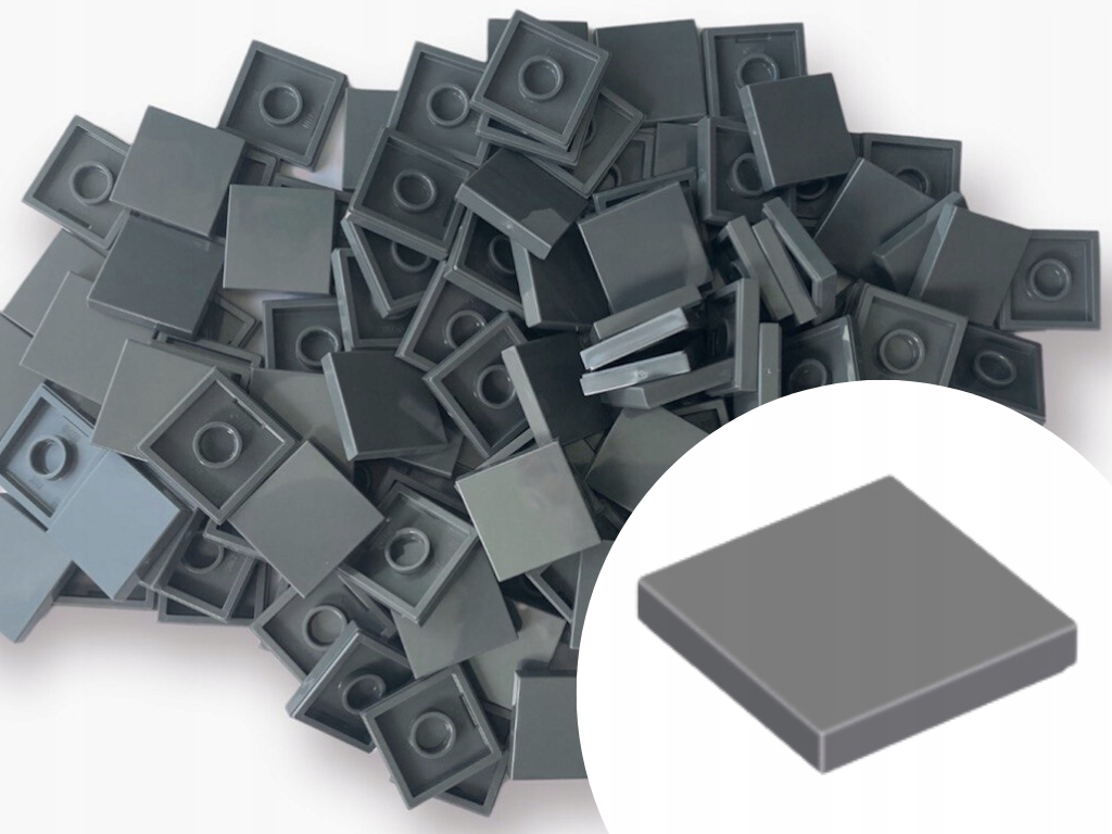 

Lego 3068b Tile 2x2 Płytka Dbg Ciemny Szary 10 szt
