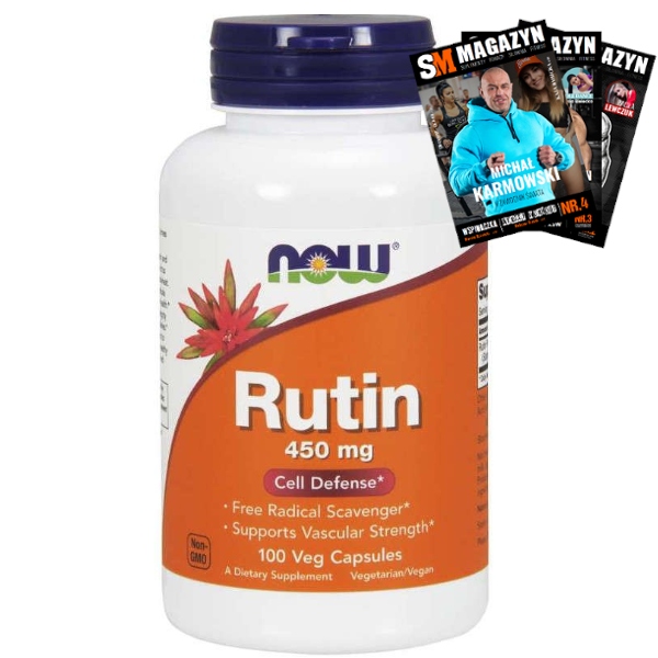 

Now Foods Rutyna 450MG Naturalny Antyoksydant 100K