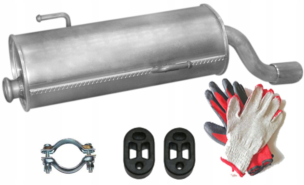 PEUGEOT 206 00-13 1.1 1.4 1.6 TŁUMIK KOŃCOWY