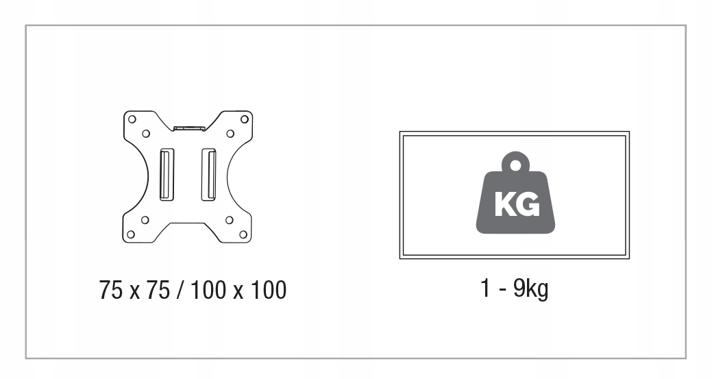 Uchwyt biurkowy do monitora LCD TALLO biały Typ Obrotowy