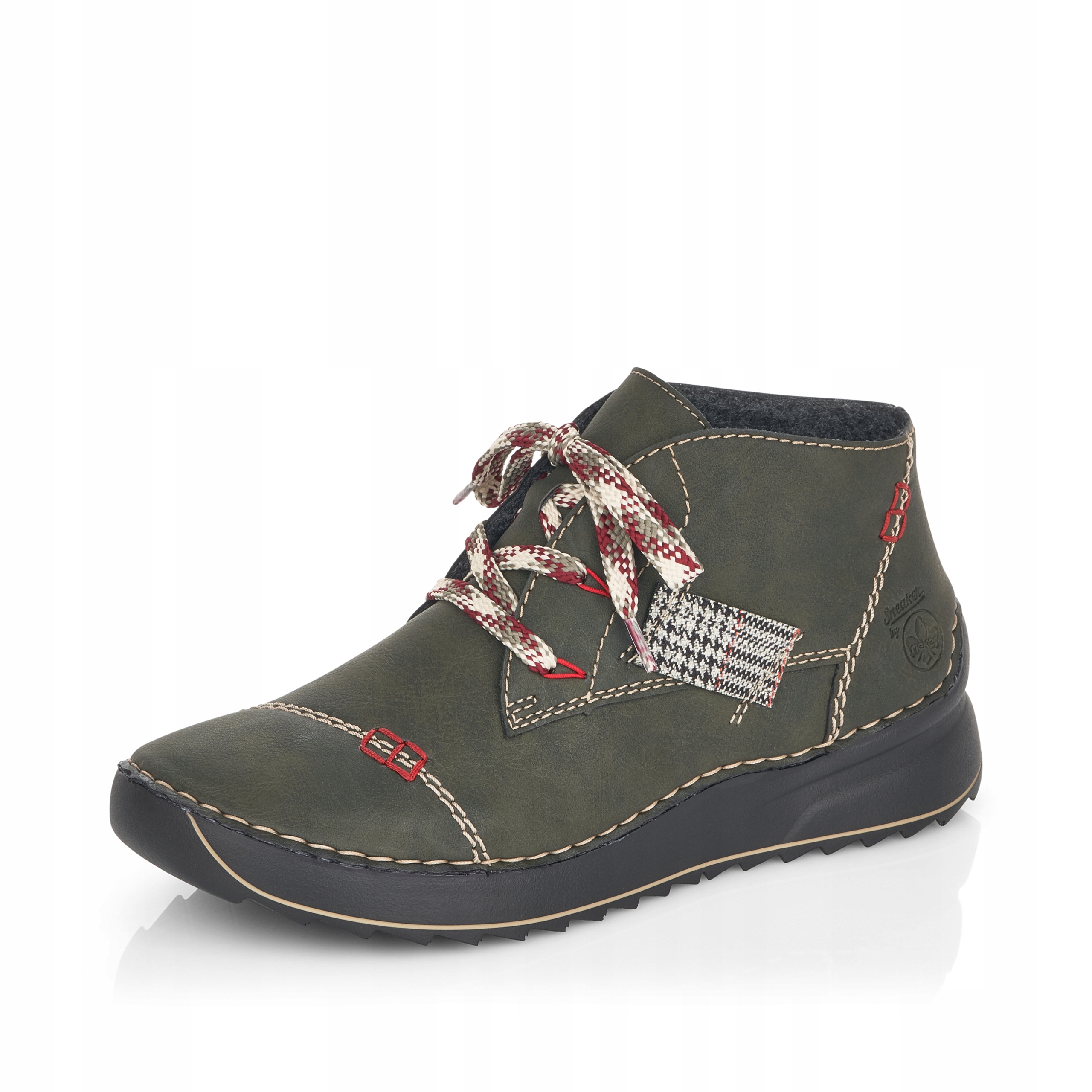 RIEKER buty, botki, sneakersy zielone 51534 Rozmiar 40