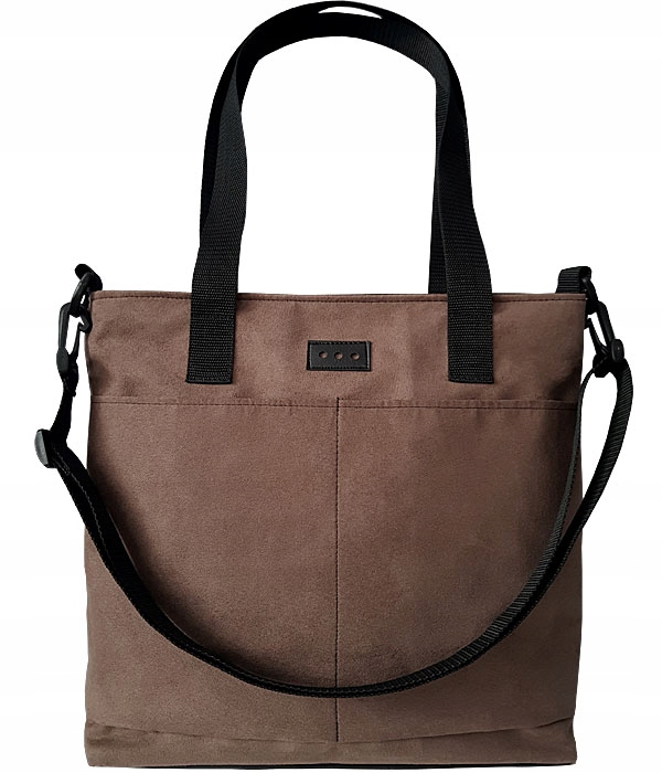 TOREBKA DAMSKA ZAMSZOWA Z KIESZENIĄ KOLORY