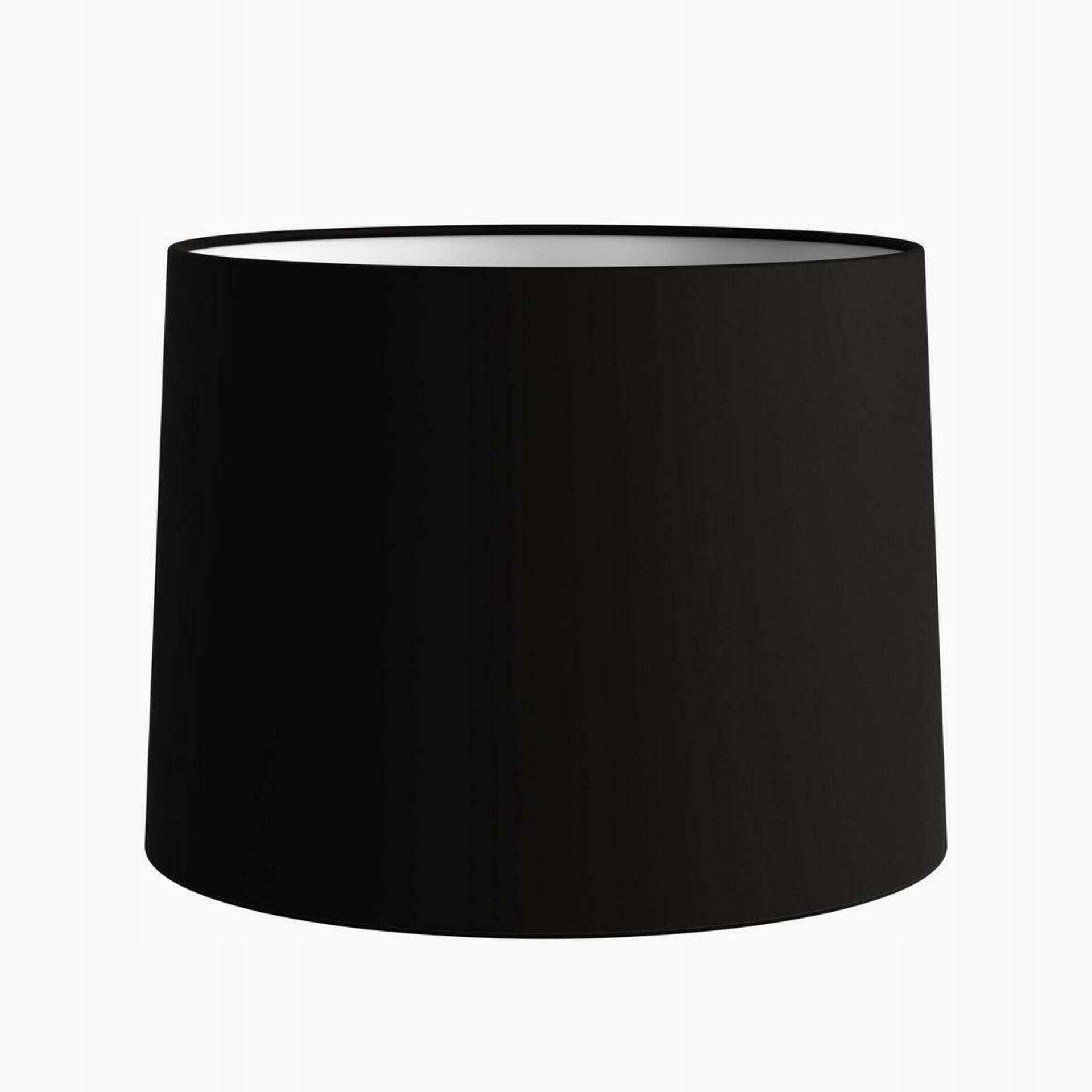 Tienidlo Astro Tapered Drum 177 čierne, priemer 177 mm, E27, textil