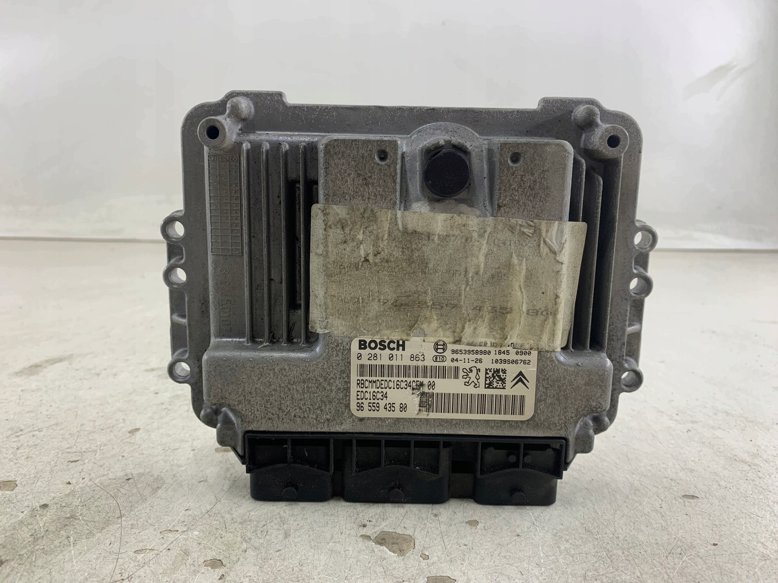 CITROEN C4 e 1.6 HDI centralina motore 9655943580