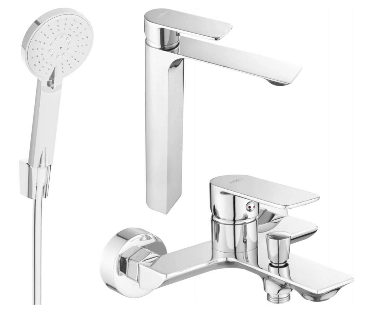 Mexen Alexa R40 Chromová Vanová Sada, Nástěnná Montáž, 71213R40-00