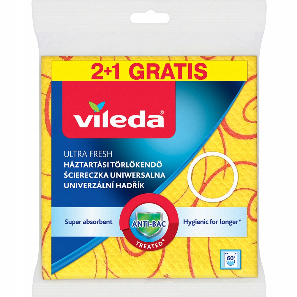 

Vileda ściereczka uniwersalna z jonami srebra 2+1