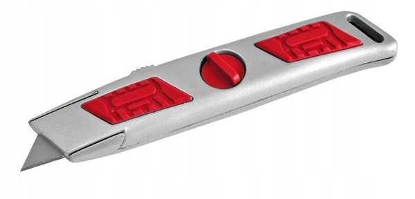 

Nożyk metalowy ostrze trapezowe chowane 62mm Proli