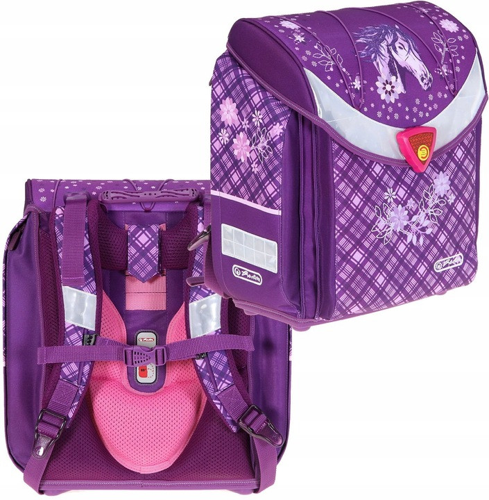 Tornister szkolny Herlitz Flexi Glitter Horse Koń