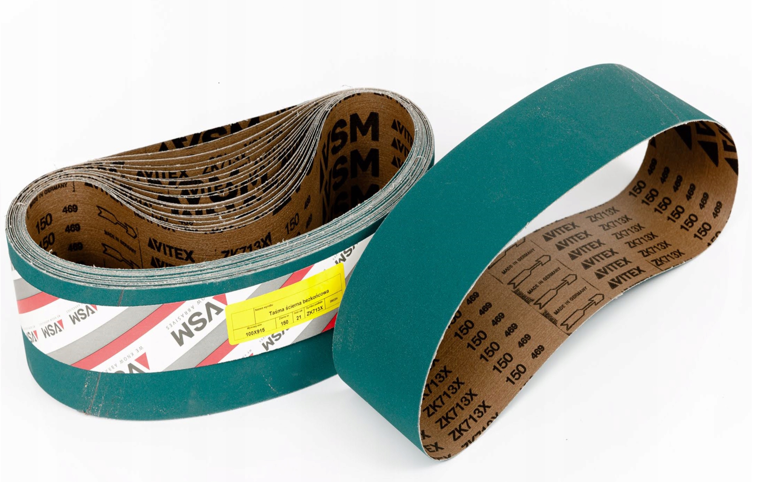 Pas bezkońcowy taśma Vsm Cyrkon 75x2000 P60