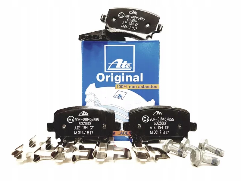 ATE KLOCKI HAMULCOWE PRZÓD + TYŁ ATE VW PASSAT od 05 Grubość 21 mm