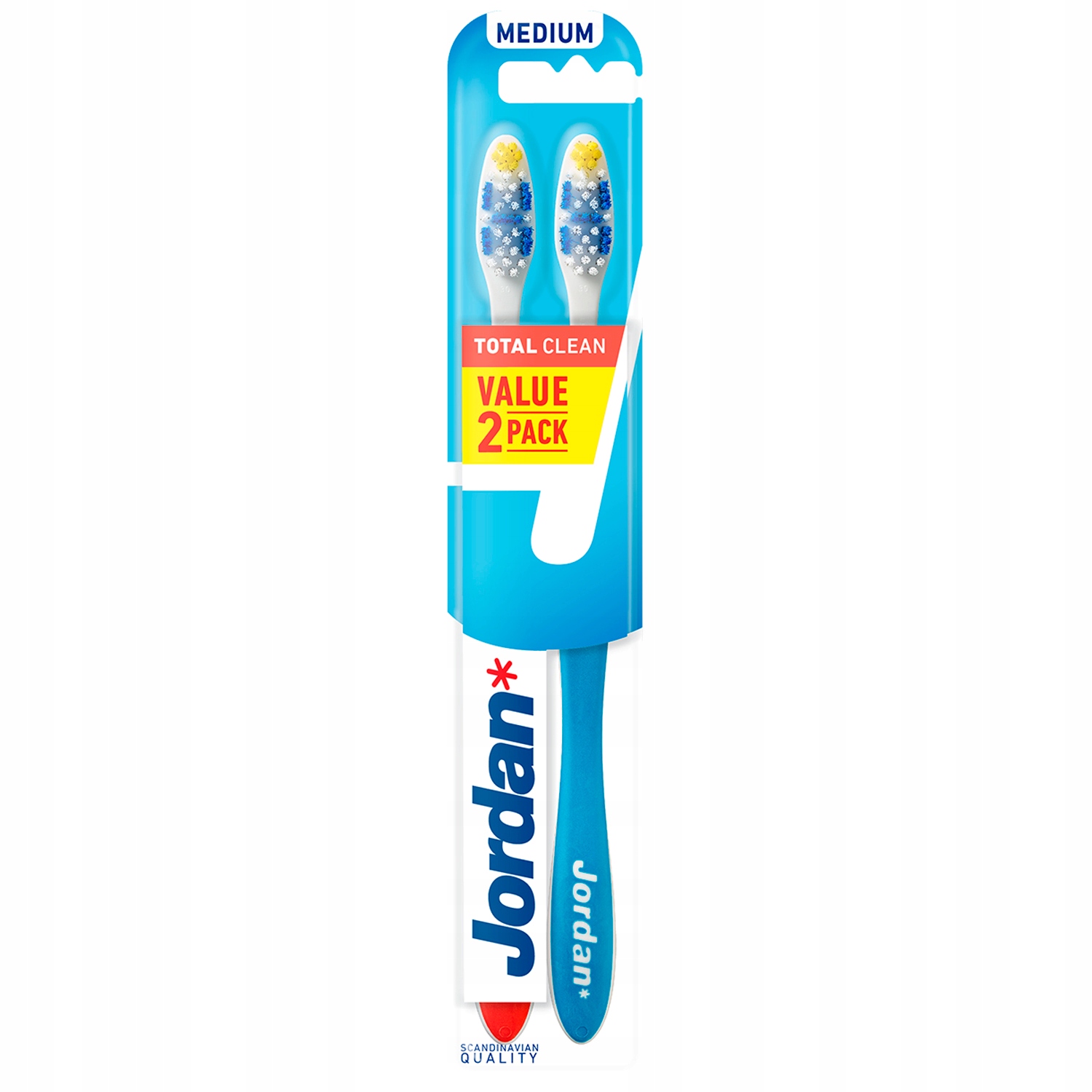 

Jordan szczoteczka Total Clean Średnia 2-pack