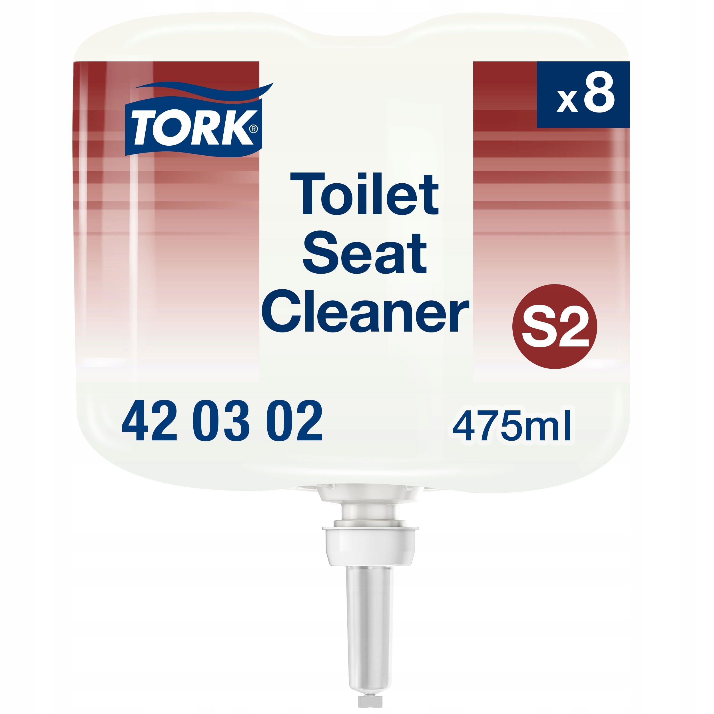 Płyn Dezynfekcja desek sedesowych Tork 420302 S2 Karton 8 szt.