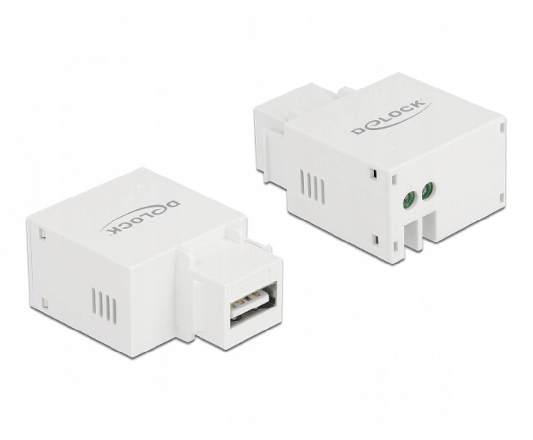 Moduł Keystone port ładowania USB Typ-A 2.1A biały Delock 87791