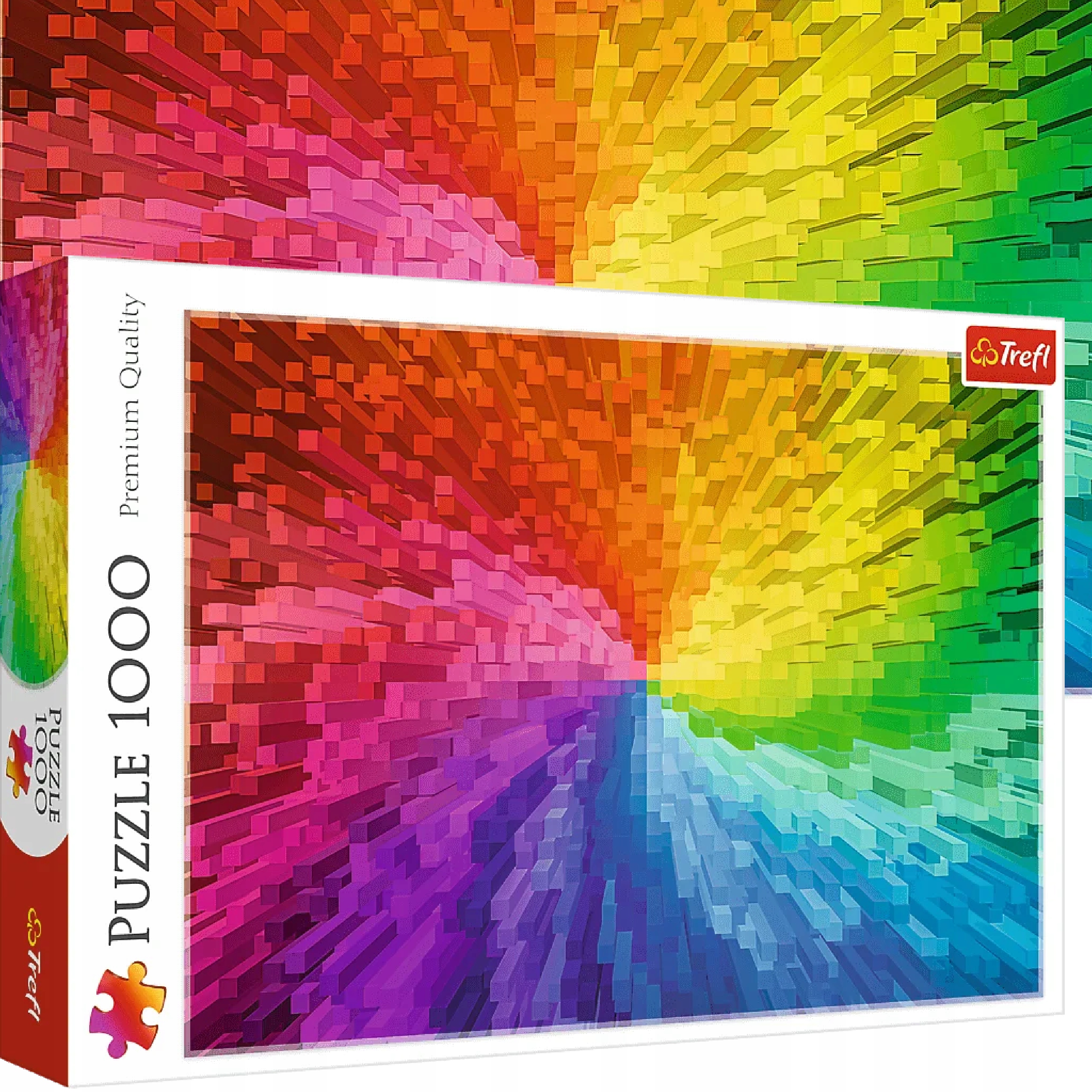 Trefl Puzzle 1000 elementów Gradient kolorowe puzzle premium układanka-Zdjęcie-0