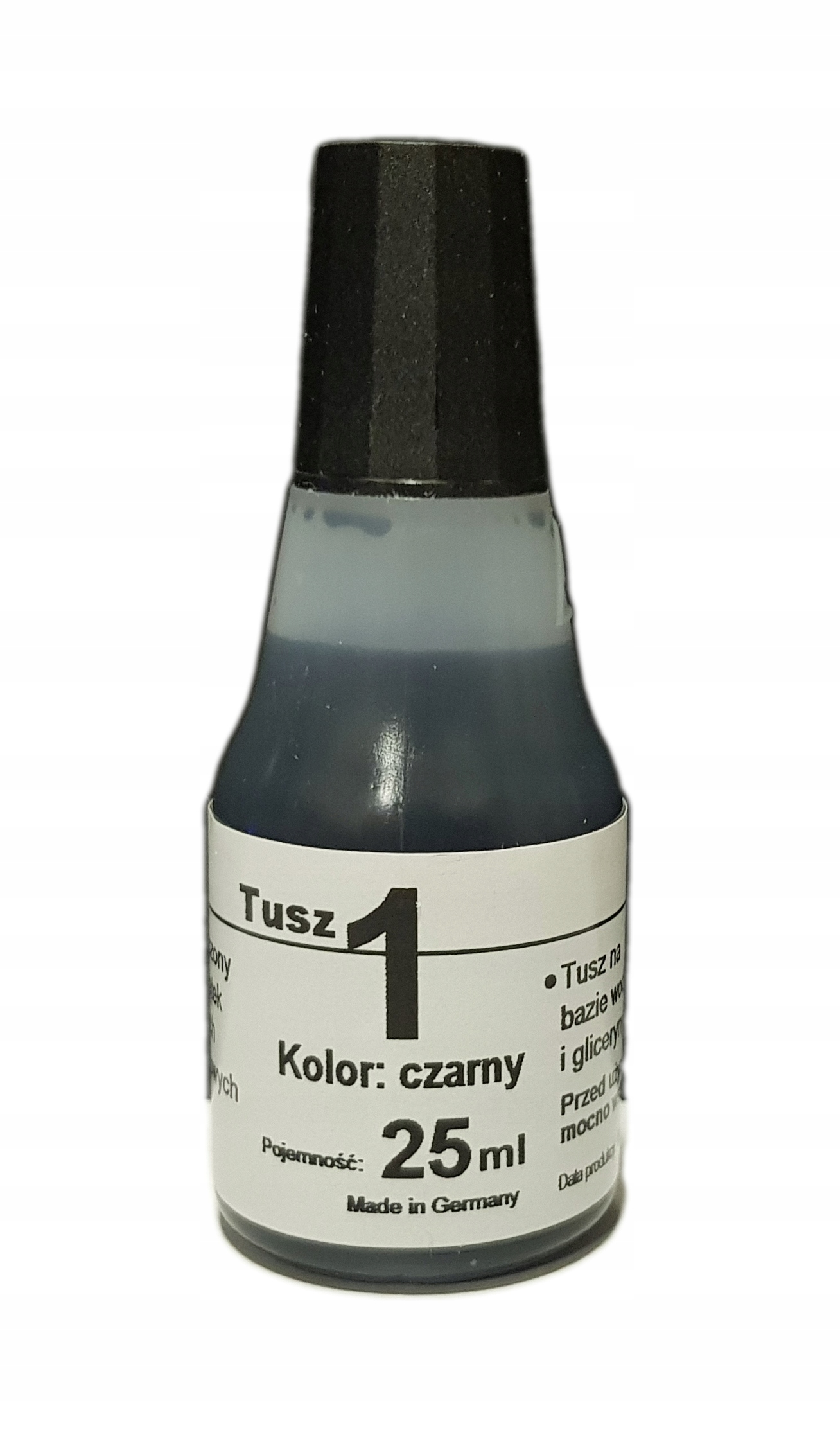 Tusz do pieczątek JEDYNKA 25ml CZARNY