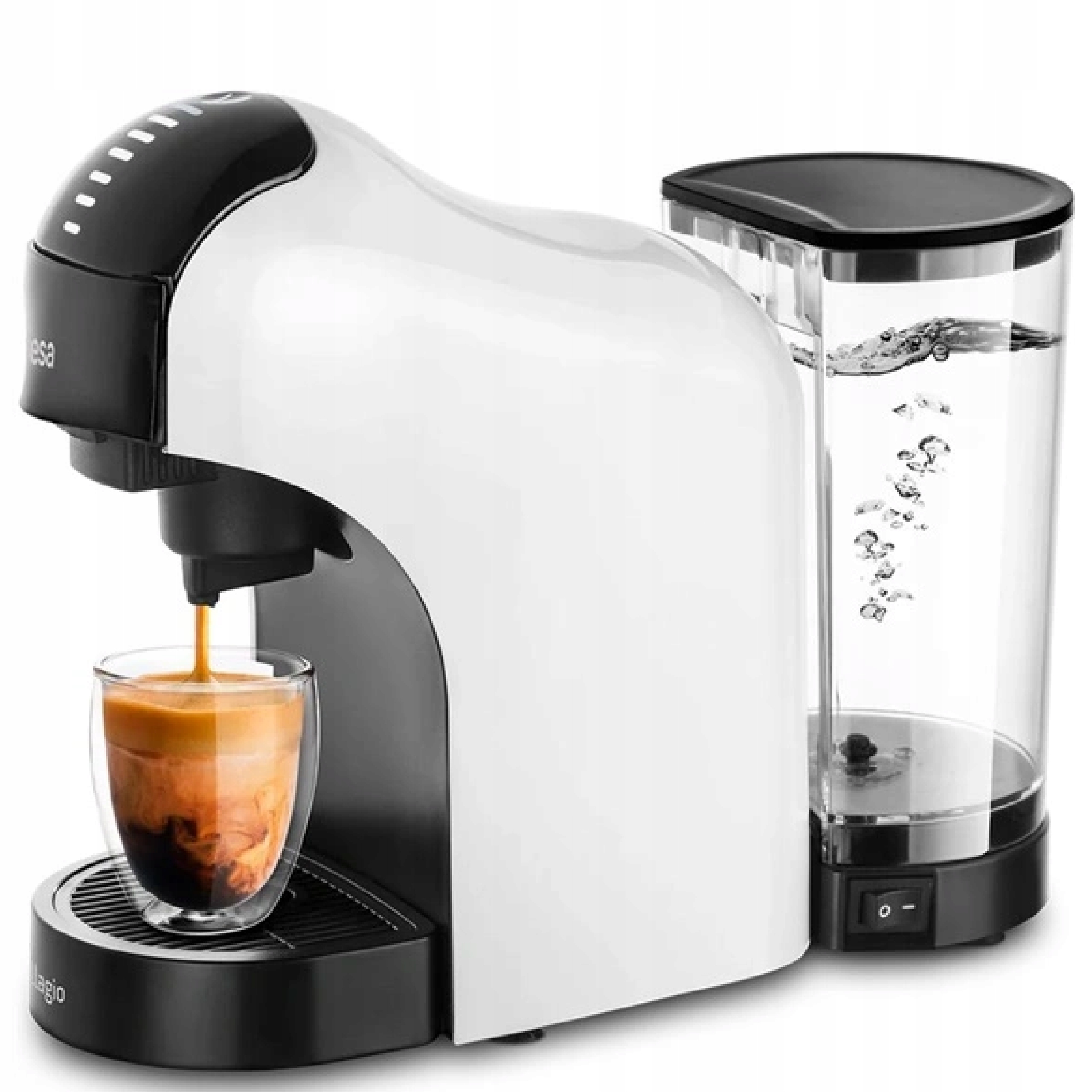 Kapsľový kávovar Ufesa Bellagio 3v1 1400 W 15bar biely