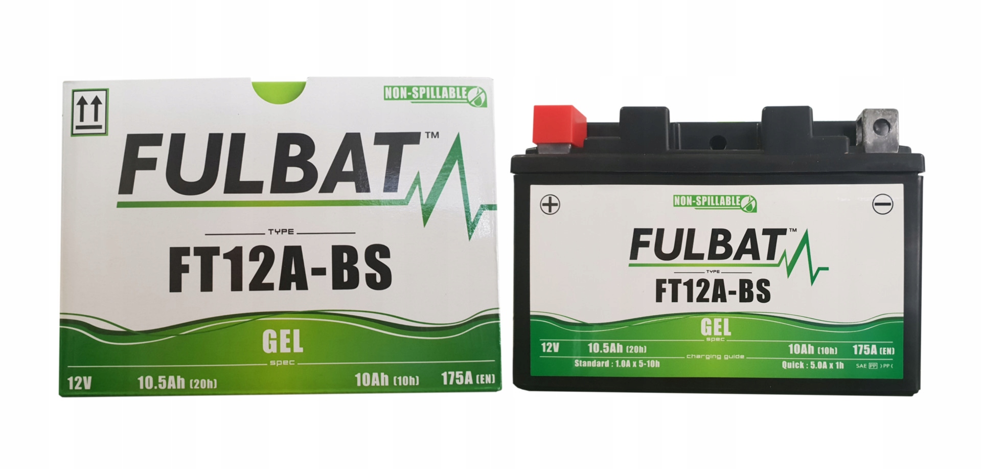 FT12A-BS - Акумулятор Fulbat YT12A - BS GEL 12V 10.5 Ah 175A