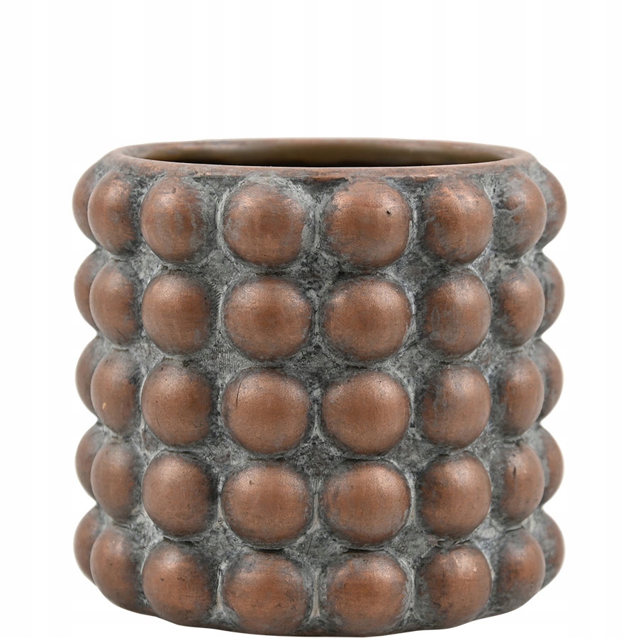 

Doniczka Ceramiczna Brązowa Ozdobna Osłonka 11X13