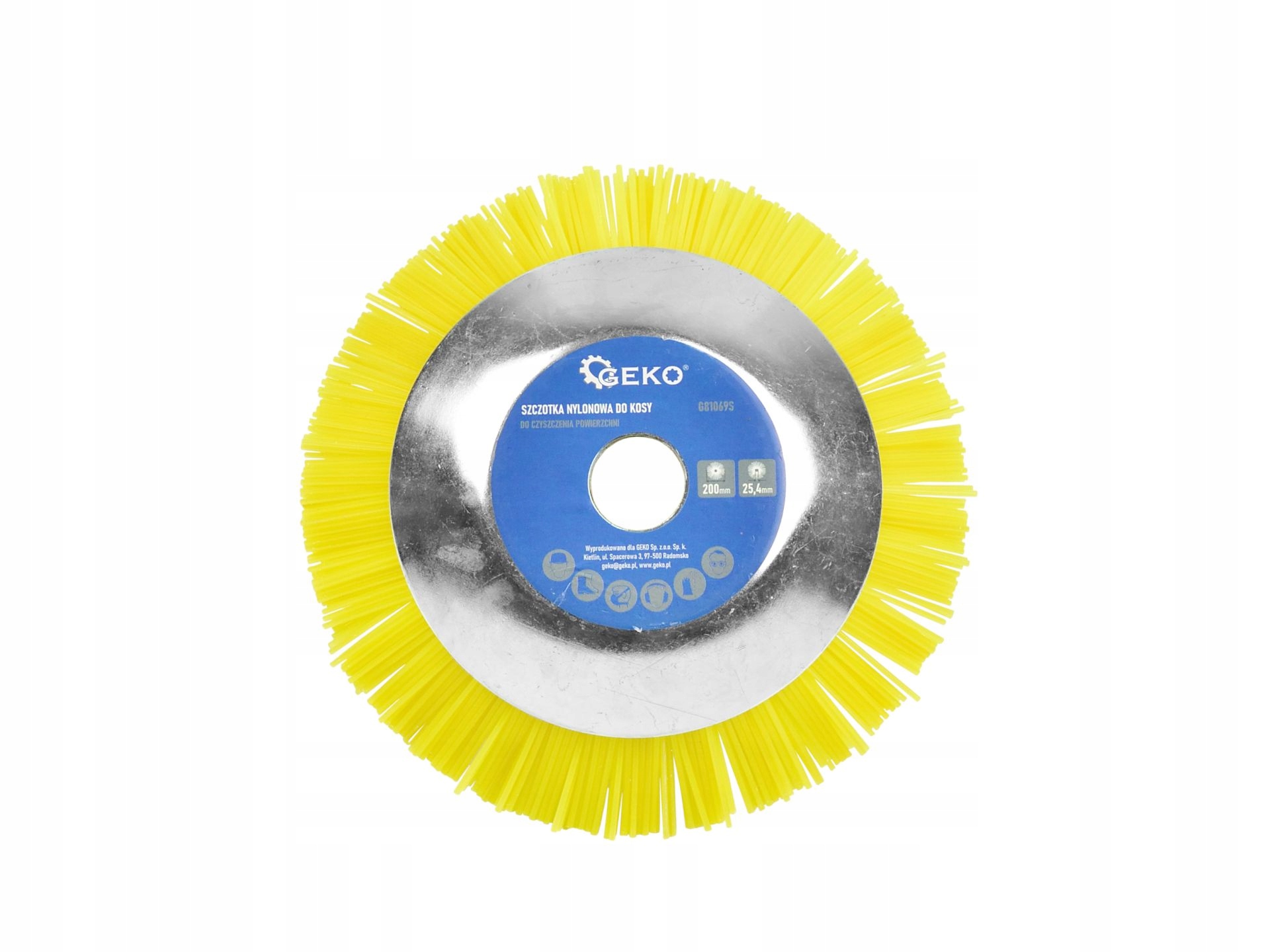 SZCZOTKA NYLONOWA TARCZA 200mm DO KOSY PODKASZARKI SPALINOWEJ Marka Geko
