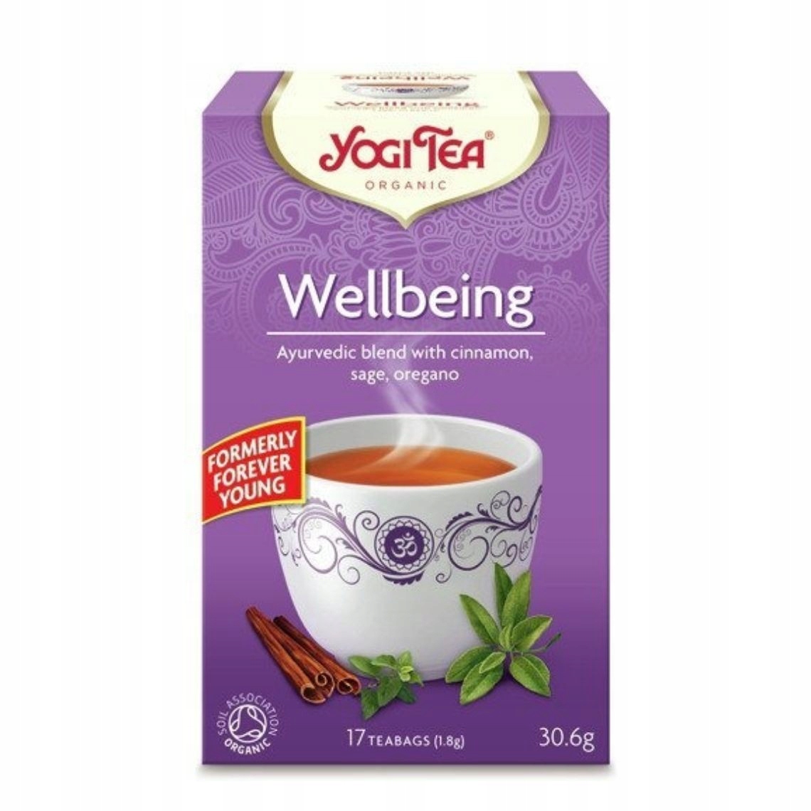 Levně Yogi Tea Čaj pro dobrou náladu (wellbeing) Bio (17 x 1,8 g) 30,6 g