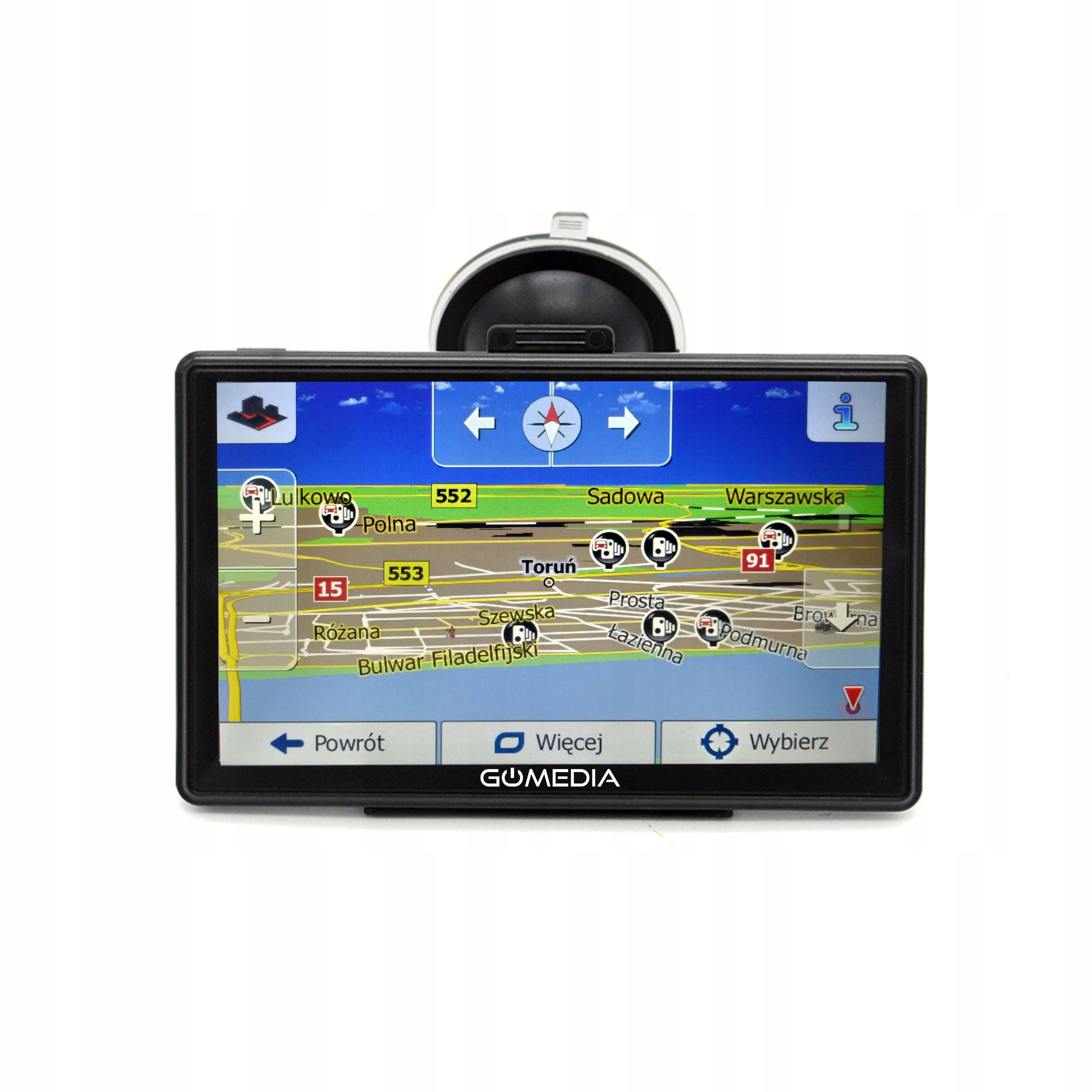 NAWIGACJA GPS7010 PRO iGO Primo TIR 7 cali 512MB Screen diagonal 7