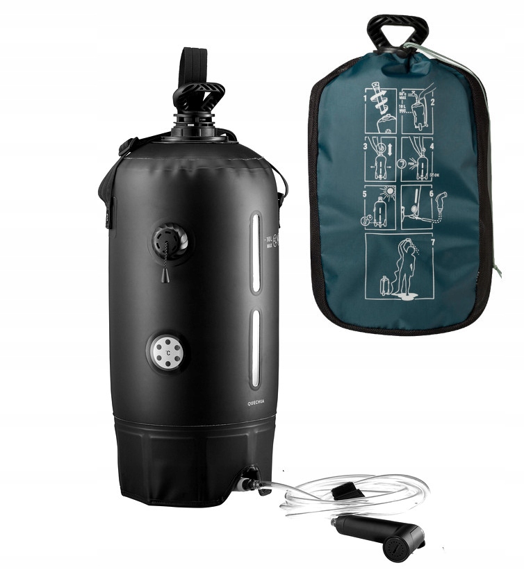 Prysznic turystyczny polowy SOLARNY kempingowy 10L