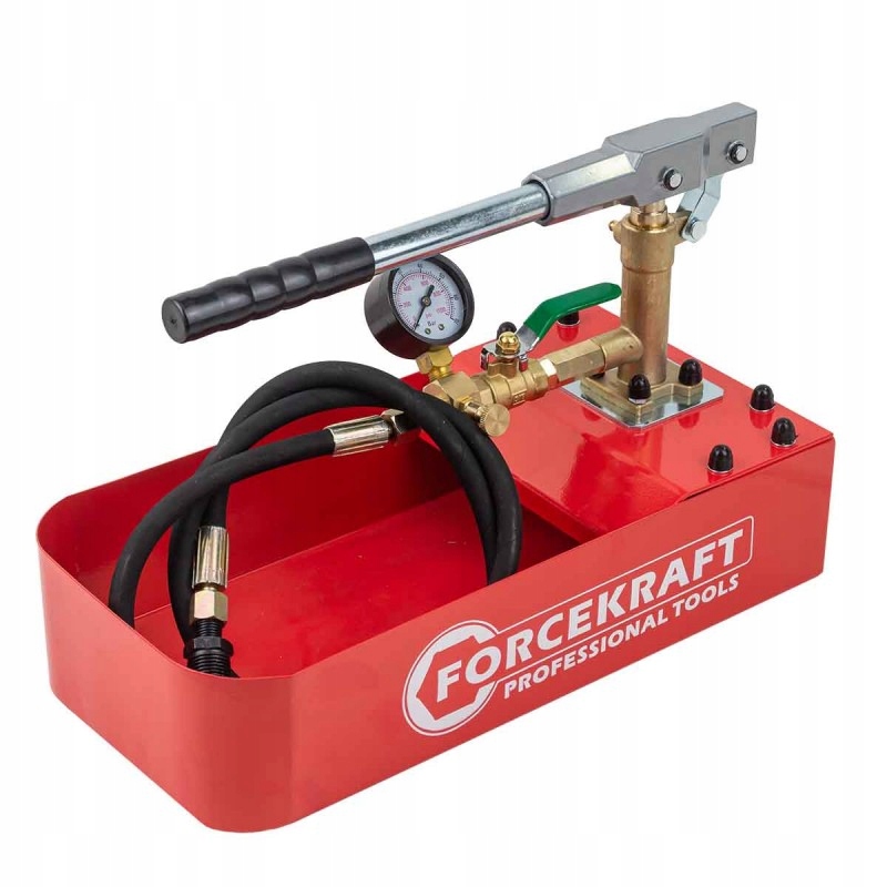 Čerpadlo Na Tlakové Skúšky – 70 Bar – 2 Ventily – 13 ML – Nádrž Na Vodu