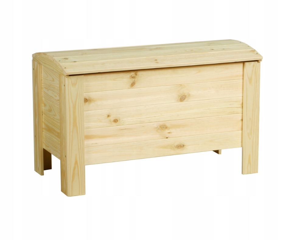 Škatuľa na hračky, kufor, balkónová záhradná skrinka, drevená
