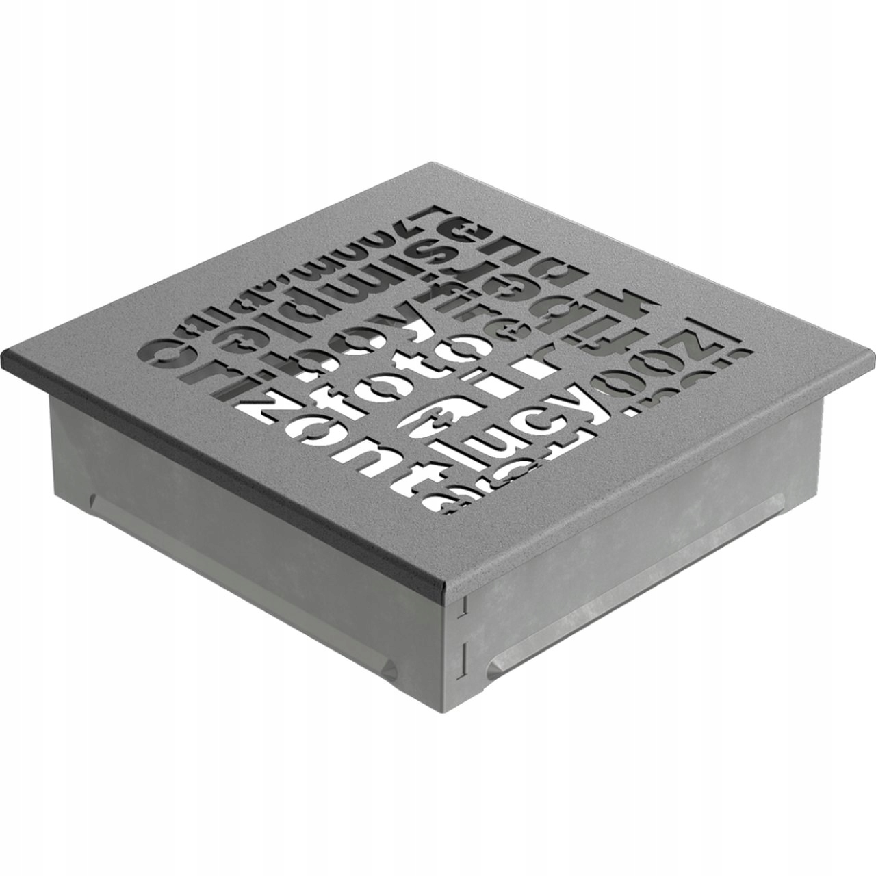 Krbová ventilačná mriežka Abc 17x17 granito