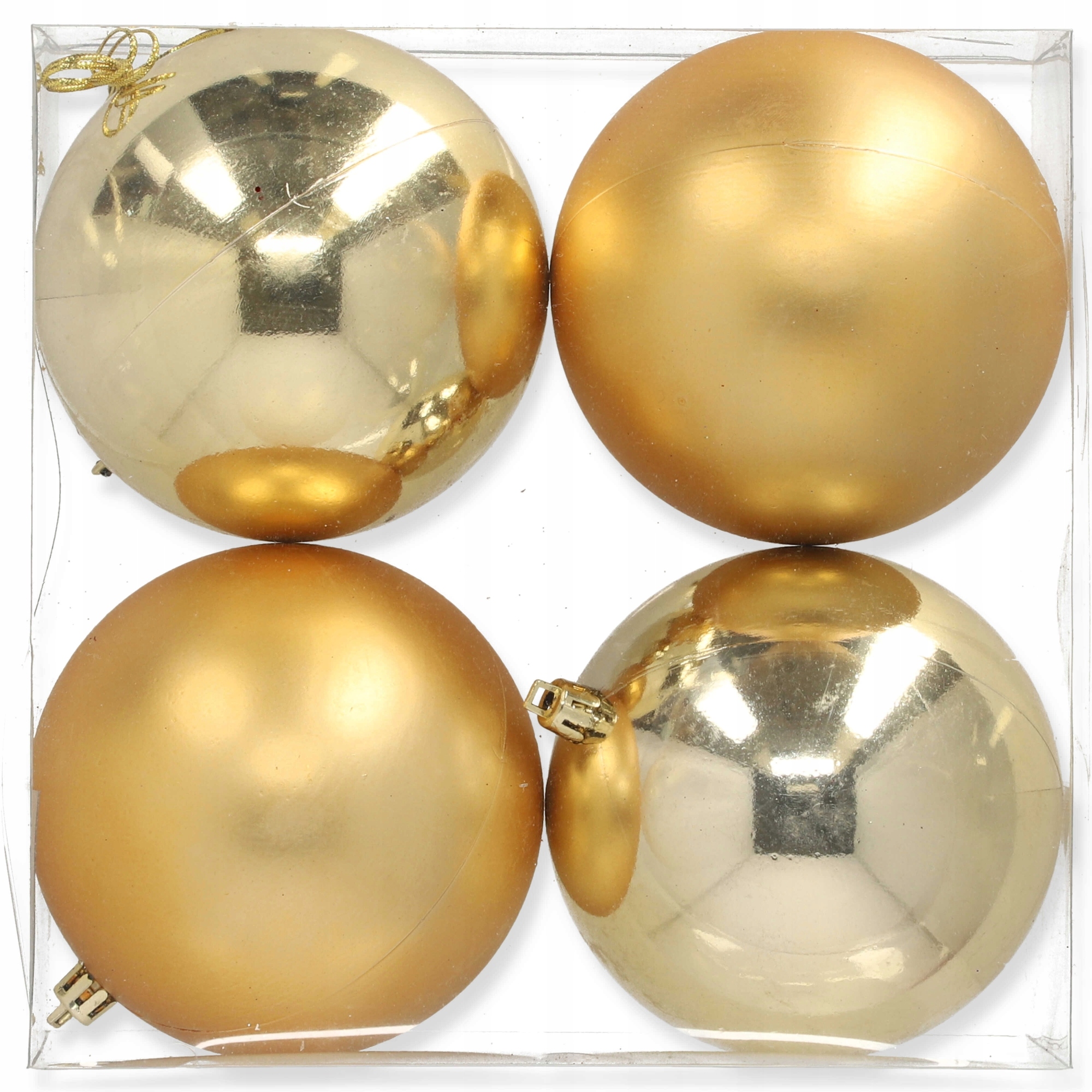 

Bombka 10cm szampan 4 sztuki nietłukąca