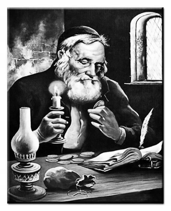 

Obraz Żyd Żydek Na Szczęście 25x20cm Wzór 5