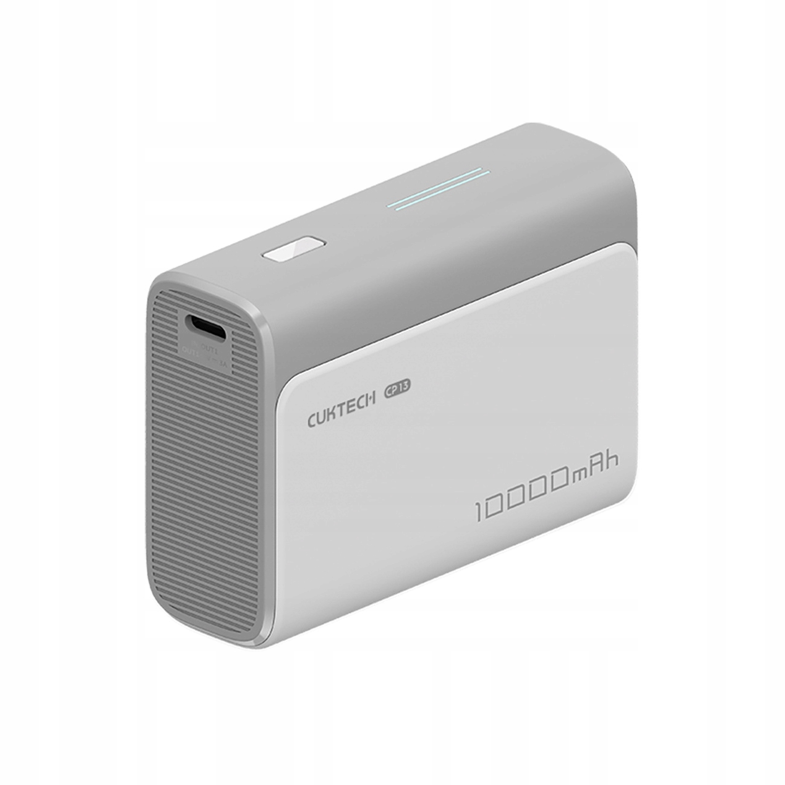 Powerbanka 10000 mAh Usb-a Usb-c 30W šedá