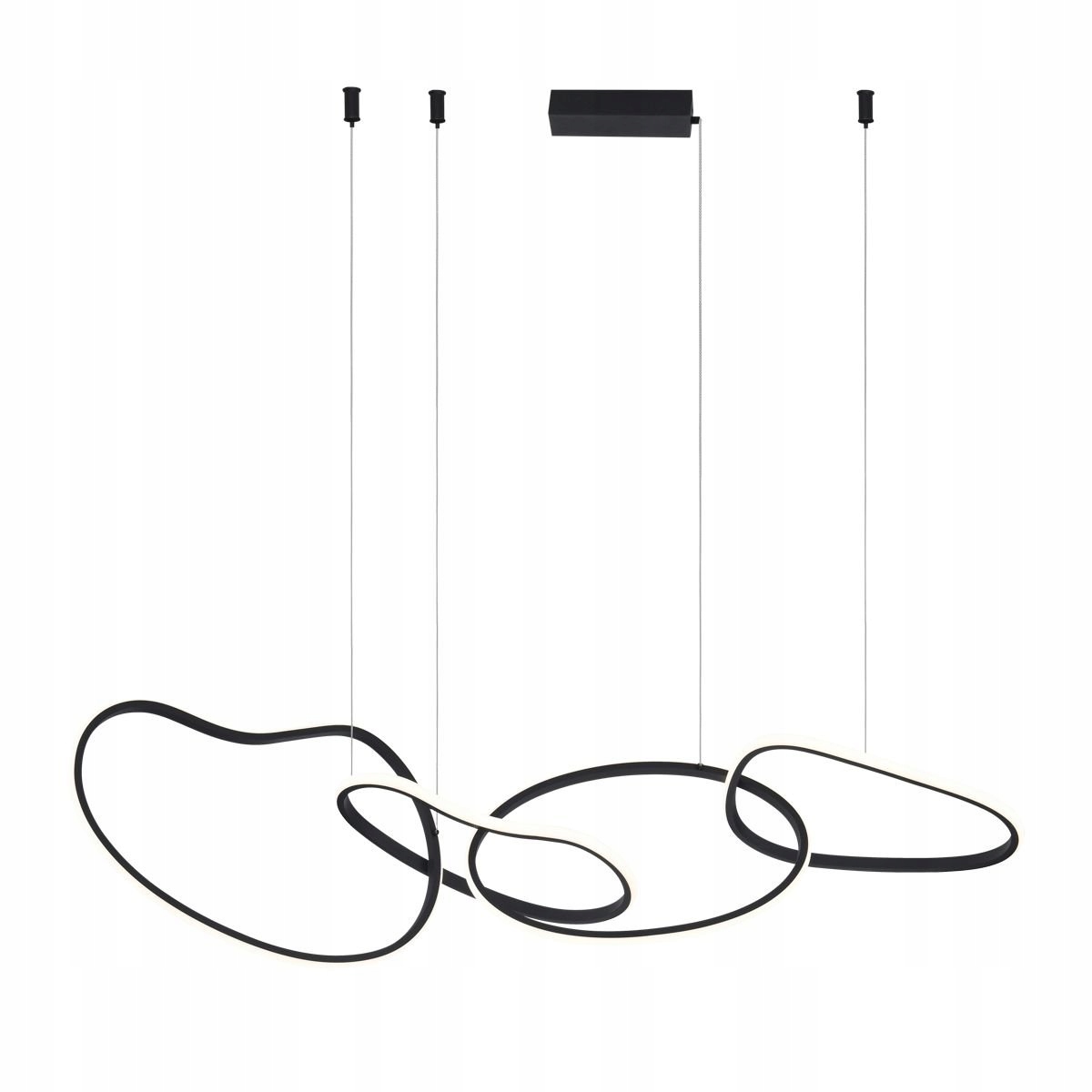 Závesná Led lampa 60W Fonte PND-22412-S4-BK Italux