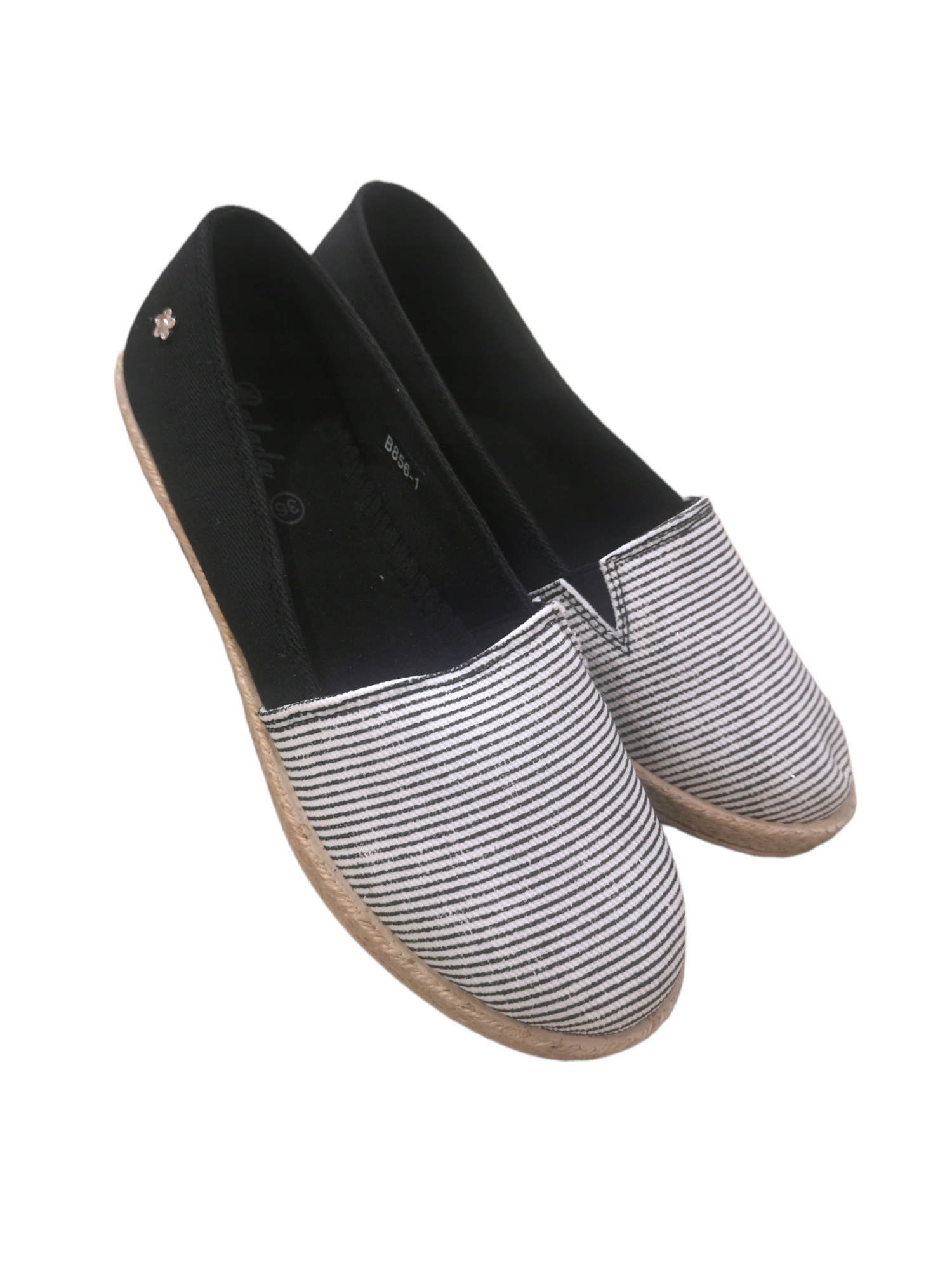 CZARNE TENISÓWKI ESPADRYLE 39 Marka inna