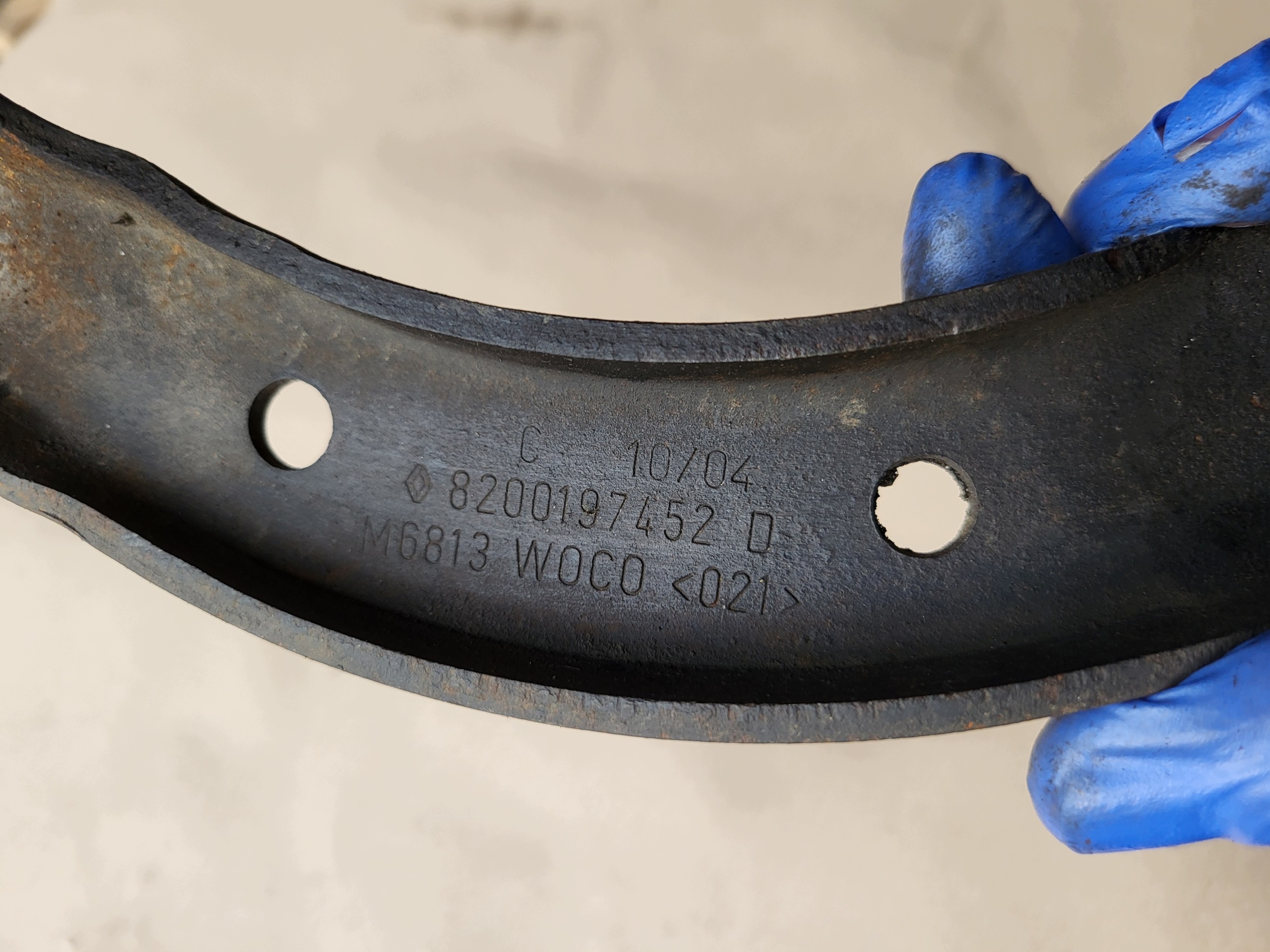 support arms SANEK left right front RENAULT MEGANE SCENIC II 2szt.