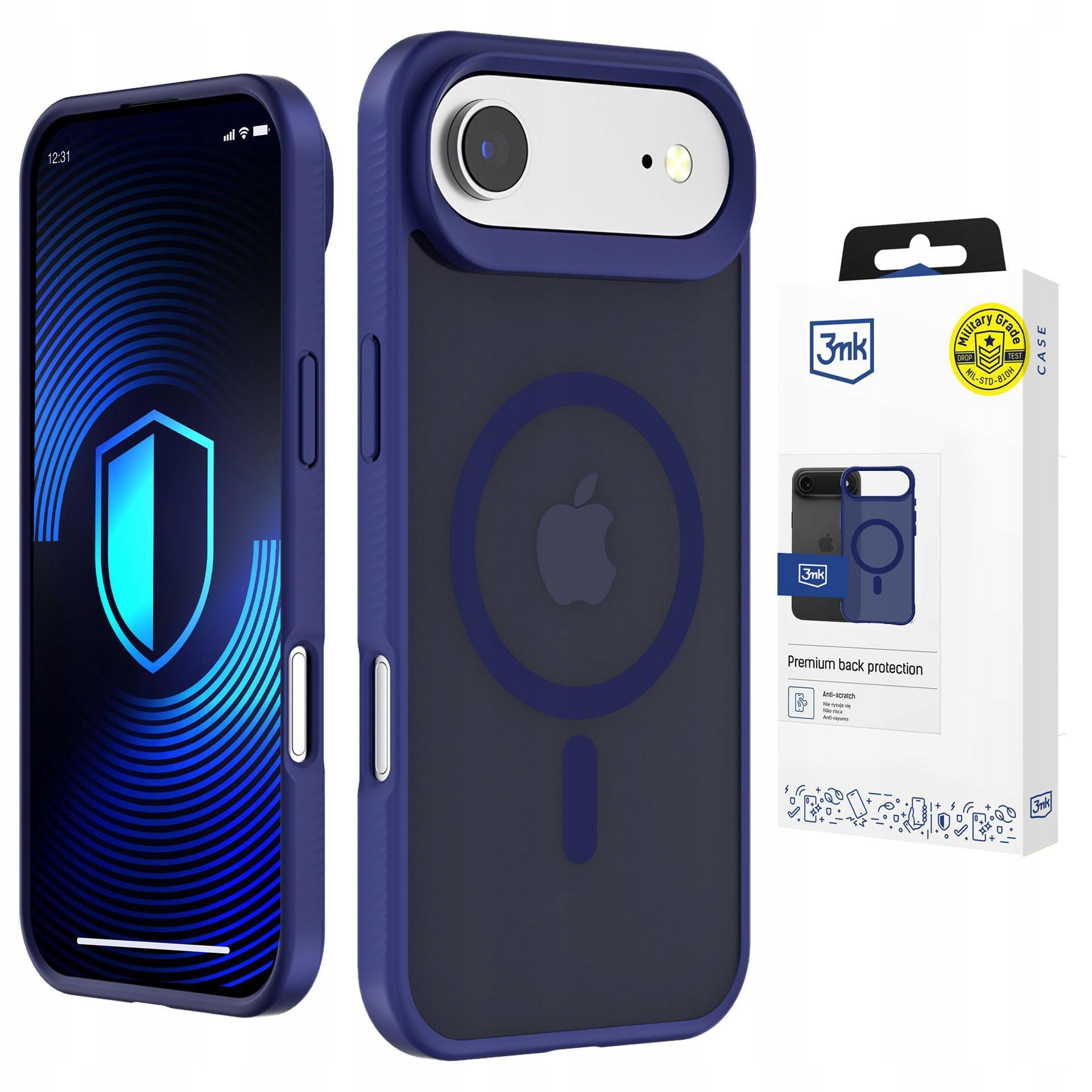 3MK Smoke Magcase Do Apple Iphone Air Etui Magnetyczne Z Ochroną Zamknięcia