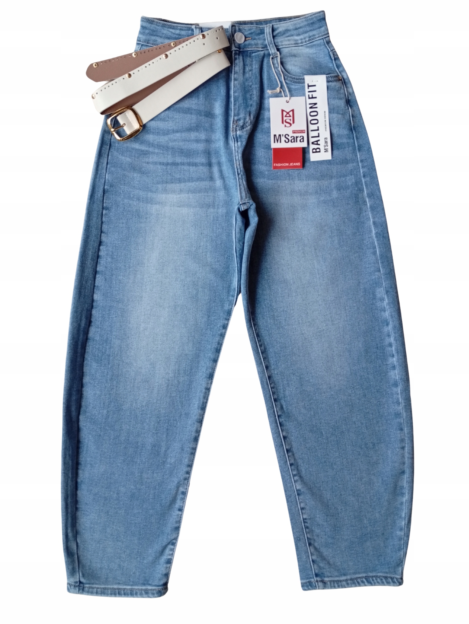 Spodnie damskie jeans M. Sara Balloon Roz. M