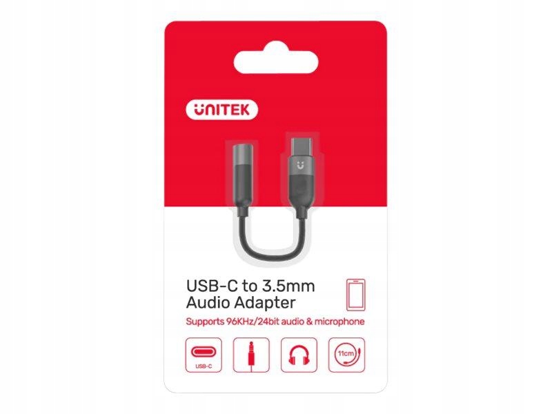 Unitek M1204A Adapter Usb-c Minijack 3.5mm M/f