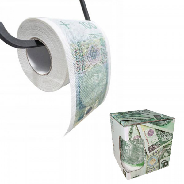 

Papier toaletowy 100zł XL urodziny 18 ślub