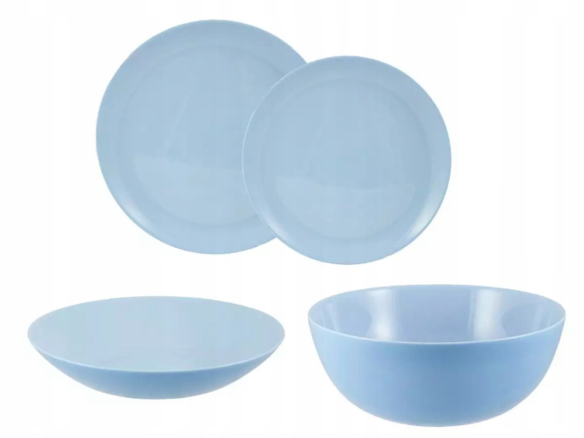 

Talerze Serwis Komplet Obiadowy 19el Blue TZ70