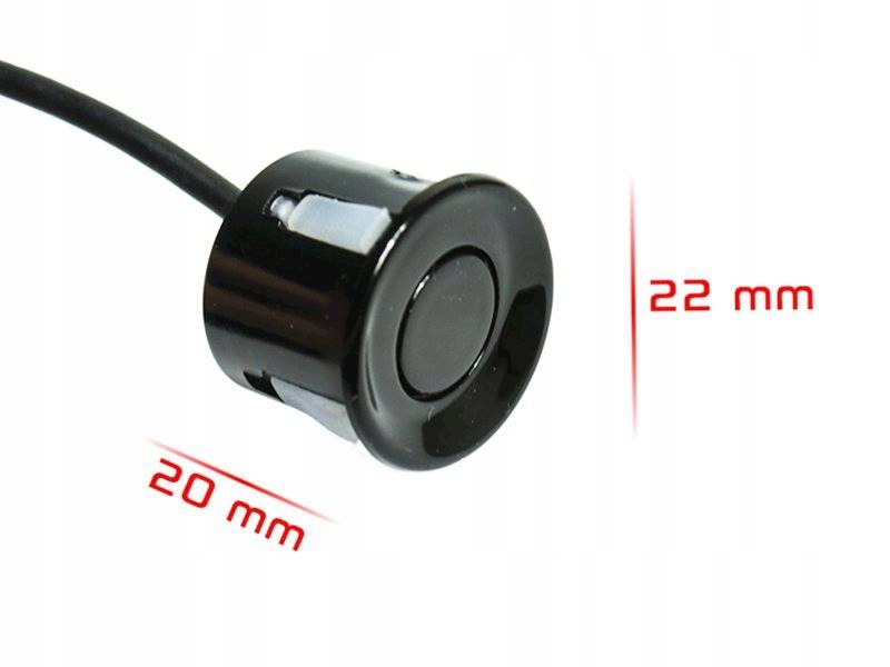 Czujniki cofania na przod i tyl 6 sensorow Sensor type ultrasonic